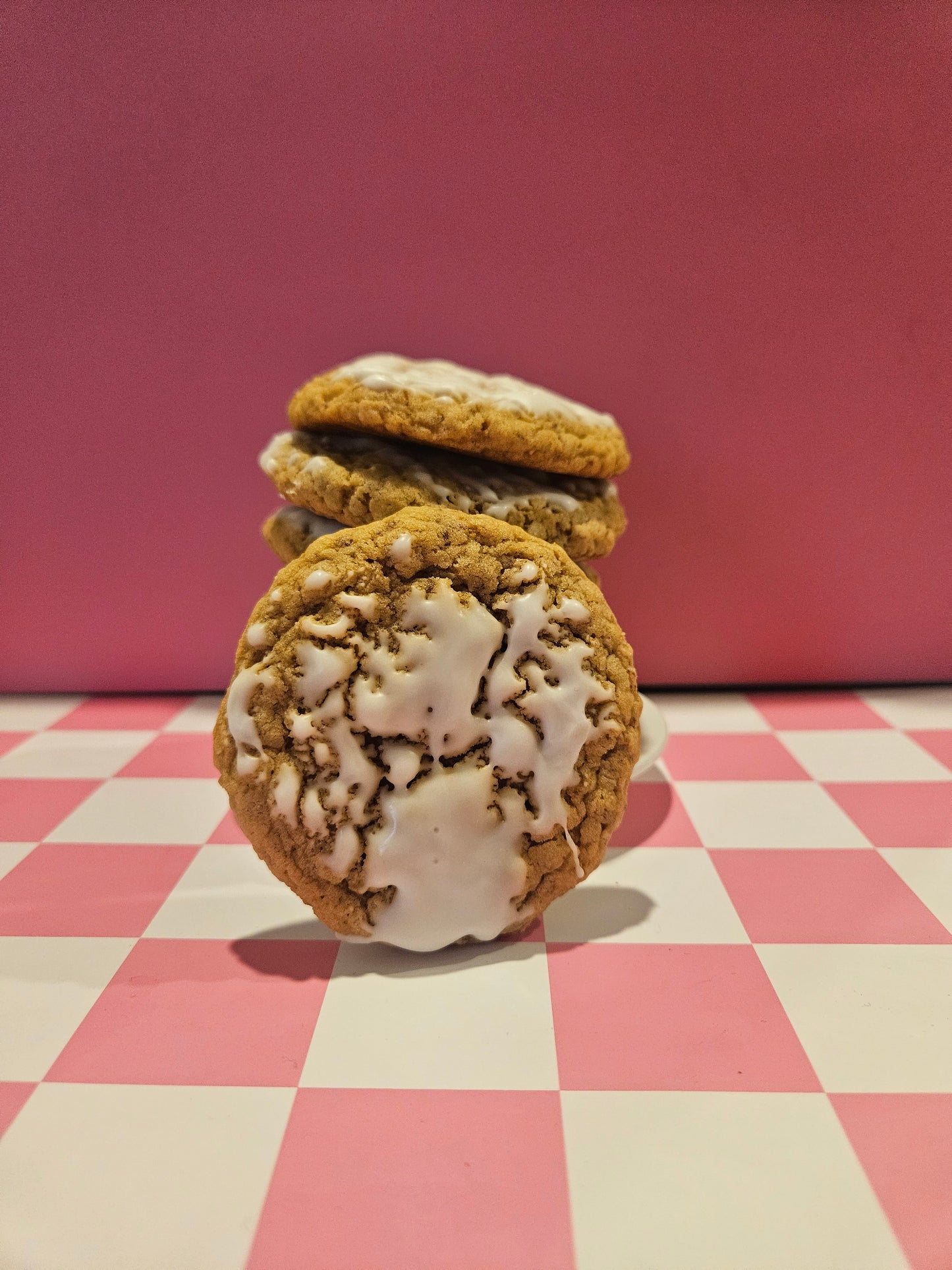 Iced Oatmeal Cookies